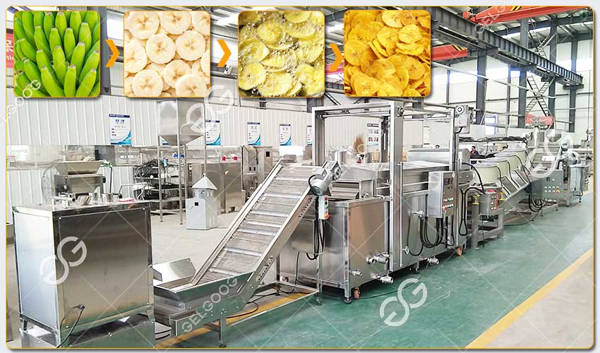 Ligne de Production Automatique de Chips de Banane Plantain à Vendre